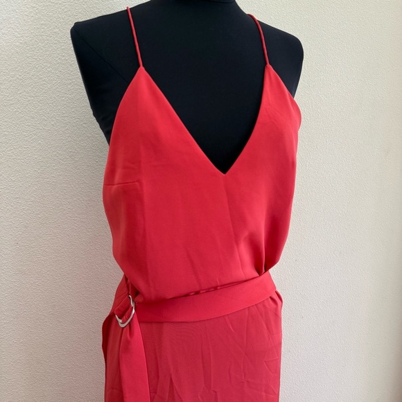 ALEXIS Analia Wrap Slip Dress Coral Medium - Picture 5 of 8